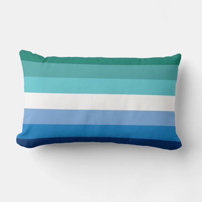 Hbtq-mans stolthetsflagga lumbarkudde (Framsida)