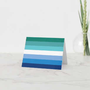 Hbtq-mans stolthetsflagga tack kort
