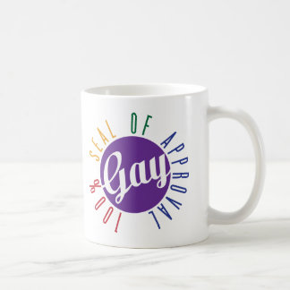 HBTQ-mugg med godkännandestämpel Kaffemugg