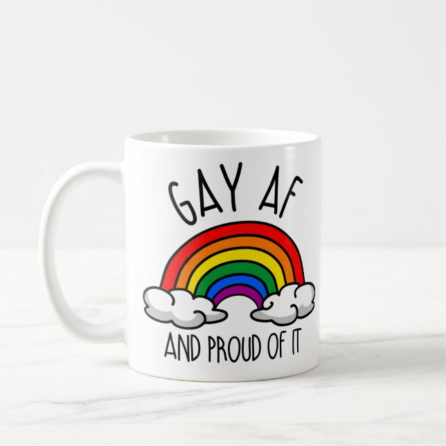 HBTQ+ och stolt över det Kaffemugg (Vänster)
