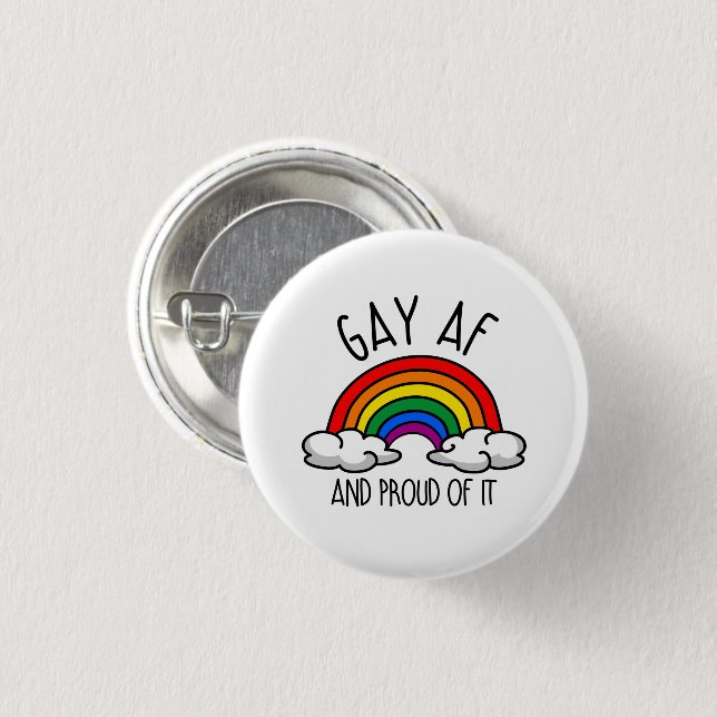 HBTQ+ och stolt över det Knapp (Framsida & baksida)