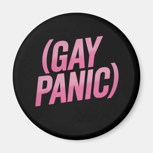 Hbtq-panik lgbtq-protest pride magnet (Framsidan)