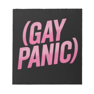 HBTQ Panik Protest Pride Anteckningsblock