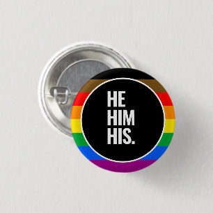 HBTQ+ Philadelphia Pride Flagga (QPOC) Knapp