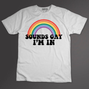 Hbtq-pr Pride Hbtq-regnbågens Ljud Hbtq Jag Är Med T Shirt