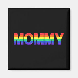 Hbtq-prandmånad Lgbtq Mors Dag Regnbågsflagga Que Magnet