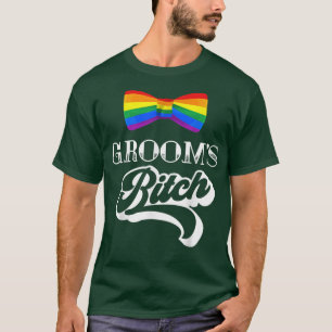 HBTQ Pride Gay Sängkammare Bröllop Engagemang  T Shirt