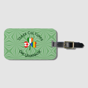 Hbtq-pride Irland Kanada Shamrock Flag Personligis Bagagebricka
