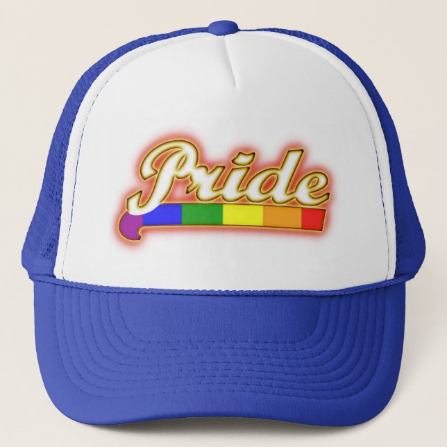 HBTQ Pride Lysande Stolthet Truckerkeps (Framsida)