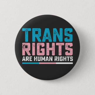 HBTQ Pride Transrättigheter Är Mänskliga Rättighet Knapp