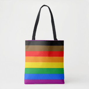 HBTQ-prideflagga (8 ränder) Tygkasse