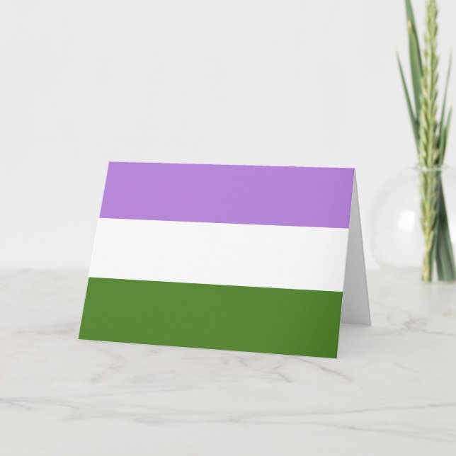 Hbtq-prideflagga Helgkort (Framsida)