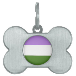 Hbtq-prideflagga ID-bricka Husdjur