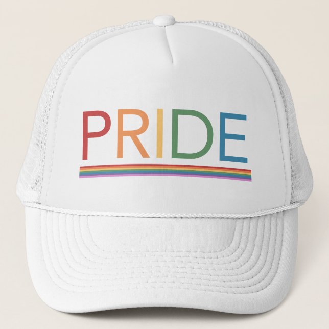 Hbtq PRISM Regnbåge HBT Truckerhatt Keps (Framsida)