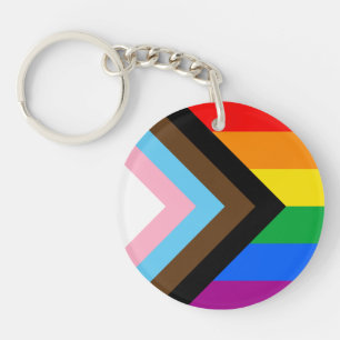 HBTQ+ Progress Pride Flagga