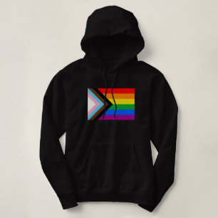 HBTQ+ Progress Pride Flagga T Shirt