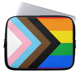 HBTQ+ Progress Pride Laptop Fodral