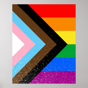 HBTQ+ Progress Pride Poster