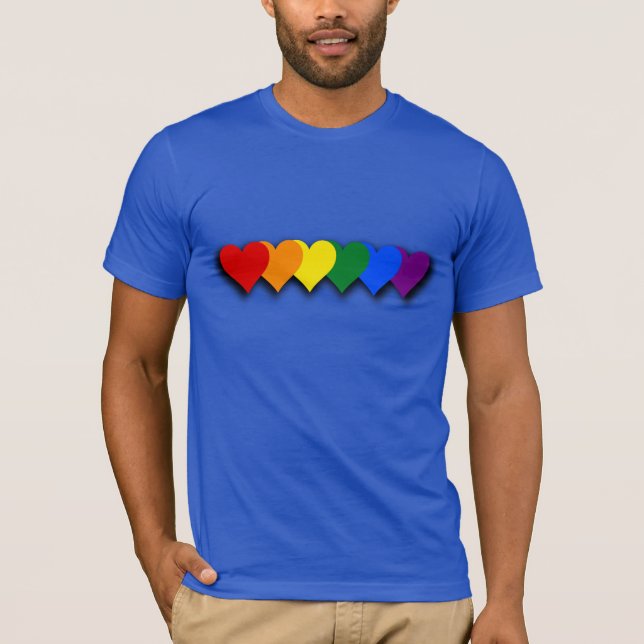 HBTQ-pryddnads topp T Shirt (Framsida)