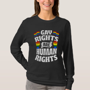 HBTQ-rättigheter är mänskliga rättigheter Söt HBTQ T Shirt