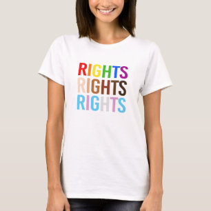 HBTQ-rättigheter Rasifierade personers rättigheter T Shirt