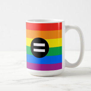HBTQ-rättighetsflagga Kaffemugg