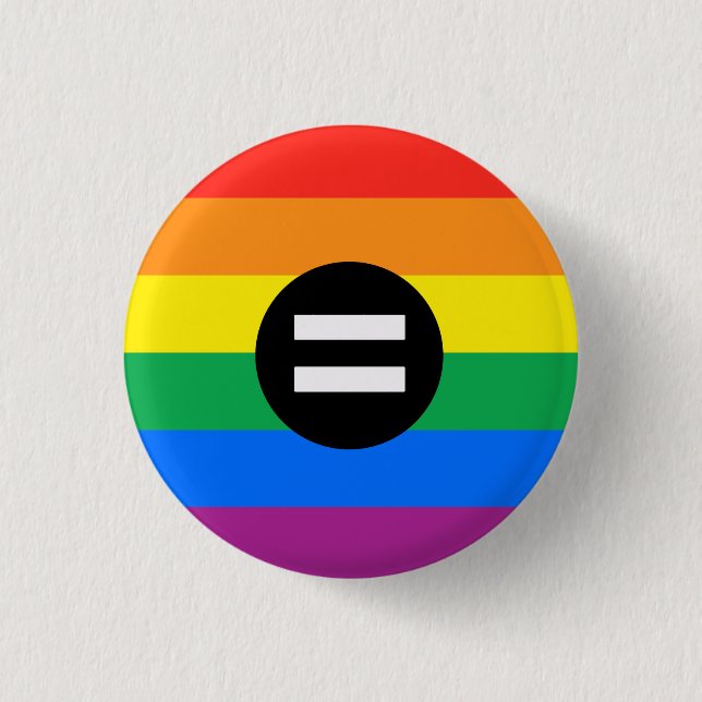 HBTQ-rättighetsflagga Knapp (Framsida)