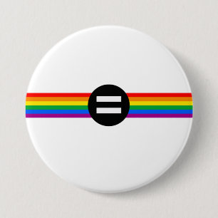 HBTQ-rättighetsflagga Knapp