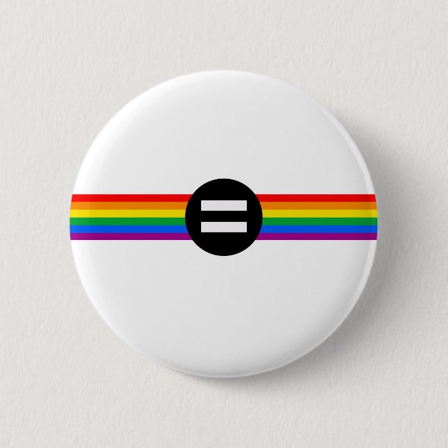 HBTQ-rättighetsflagga Knapp (Framsida)