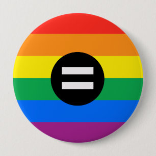 HBTQ-rättighetsflagga Knapp