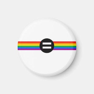 HBTQ-rättighetsflagga Magnet
