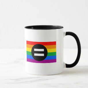 HBTQ-rättighetsflagga Mugg