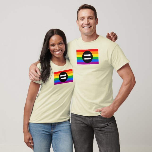 HBTQ-rättighetsflagga Tee (Unisex)