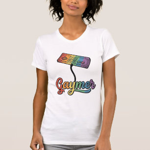 HBTQ-regnbåge Gamer Vector T-shirt Design_1