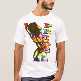 HBTQ-regnbåge manlig torso 1 T-shirt