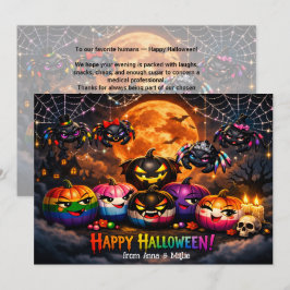 🕷️🌈HBTQ-regnbågs-pumpafält-kort Inbjudningar