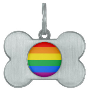 HBTQ+ regnbågsfana ID-bricka Husdjur