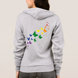 HBTQ Regnbågsfjärilstigen T Shirt