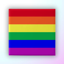 HBTQ+ regnbågsflagga Gay Pride-flagga regnbågsränd Knapp