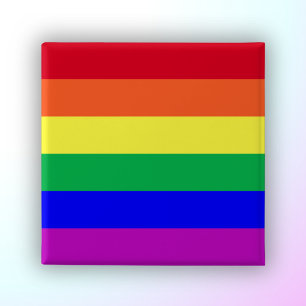 HBTQ+ regnbågsflagga Gay Pride-flagga regnbågsränd Knapp
