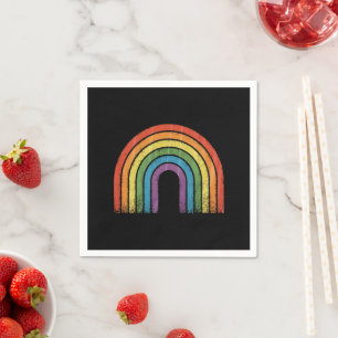 HBTQ-regnbågsflagga Gay Pride HBTQ-medvetenhet All Pappersservett