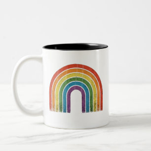 HBTQ-regnbågsflagga Gay Pride HBTQ-medvetenhet All Två-Tonad Mugg