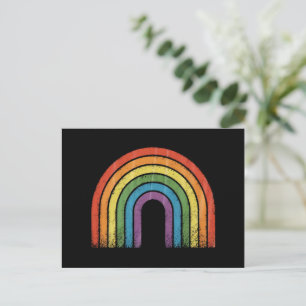 HBTQ-regnbågsflagga Gay Pride HBTQ-medvetenhet All Vykort