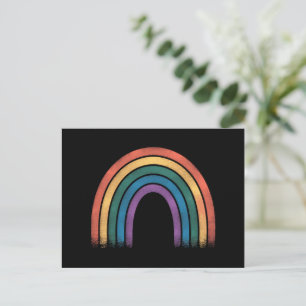 HBTQ-regnbågsflagga Gay Pride HBTQ-medvetenhet All Vykort