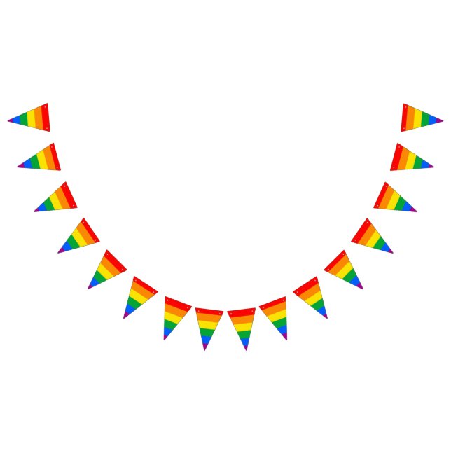 HBTQ+ regnbågsstolthetsflagga Vimplar (Alla)