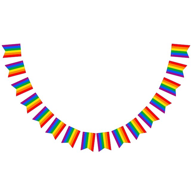 HBTQ+ regnbågsstolthetsflagga Vimplar (Alla)