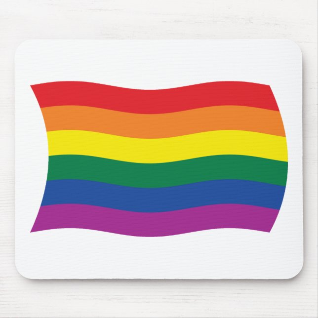 Hbtq-rörelsens flagga Musmattor (Framsidan)