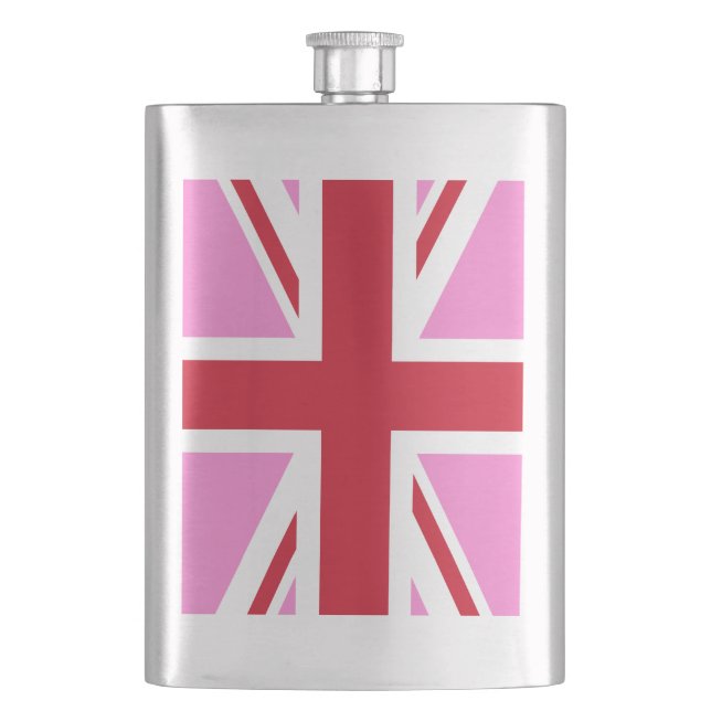 HBTQ Rosa Storbritannien Pride Flagga Fickplunta (Framsidan)
