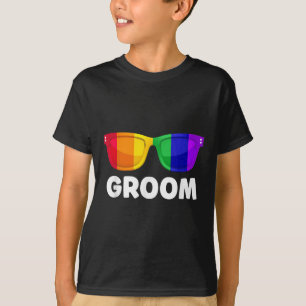 HBTQ Säljares Avskedskalas Brudgum Bröllop T-shirt