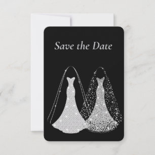 HBTQ Save The Date-kort Spara Datumet